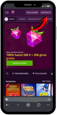 registro Malina Casino