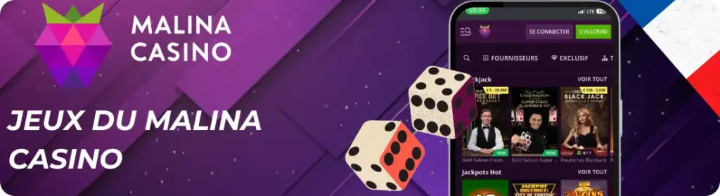 Jeux du Malina Casino