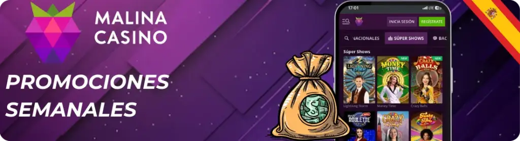 Promociones Malina casino mobile