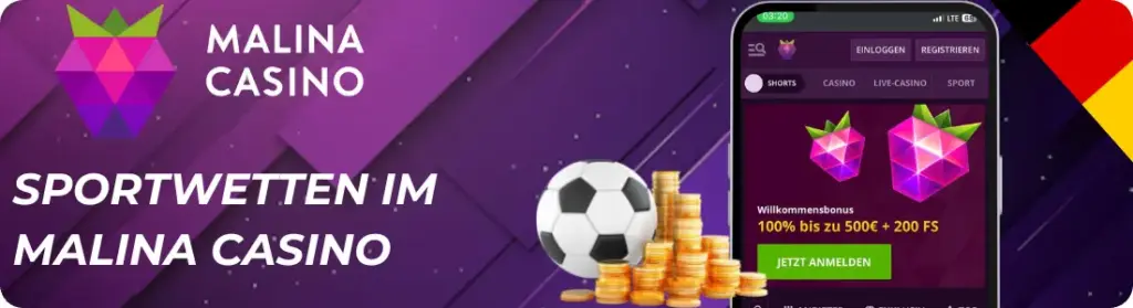 Sportwetten im Malina Casino bonus