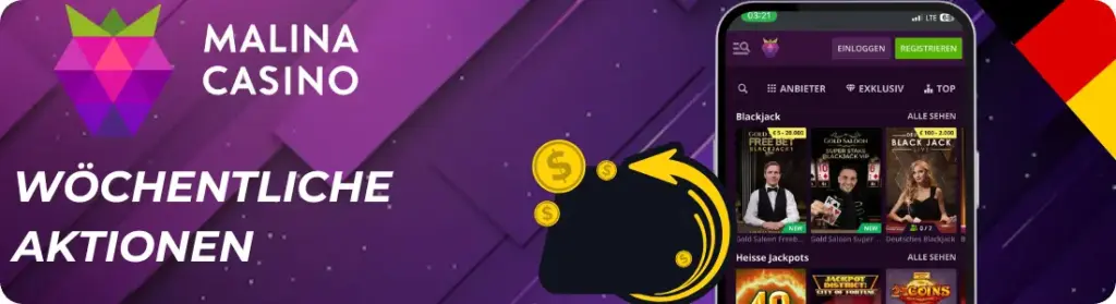 Wochentliche aktionen