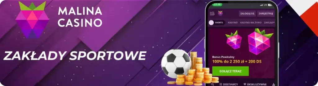 Zaklady Malina Casino