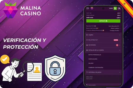 Verificación cuenta documentos KYC Malina
