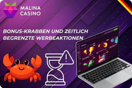 Bonus Crab-Automatenpreise im Malina Casino