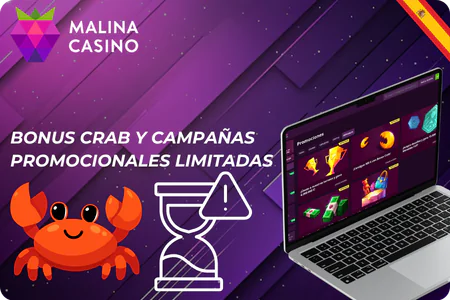 Bonus Crab máquina premios Malina Casino