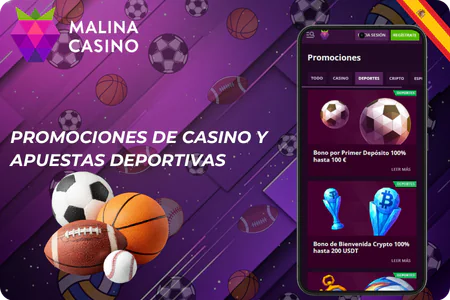 Promociones casino deportes Malina apuestas