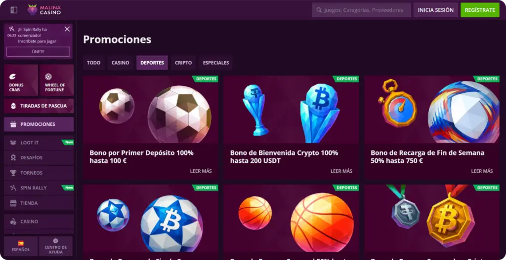 Tabla de bonificaciones por recarga de cuenta