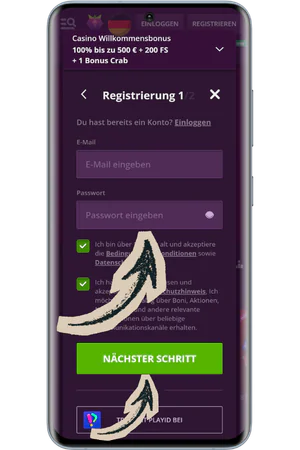 Malina Casino ein konto erstellen