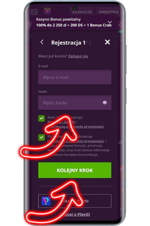 Formularz rejestracji
