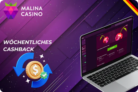 Malina Casino Wöchentliches Cashback-Programm