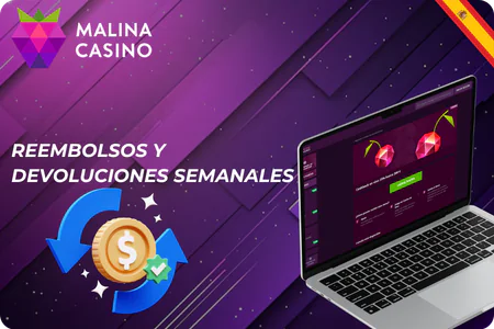 Programa de reembolso semanal del casino Malina